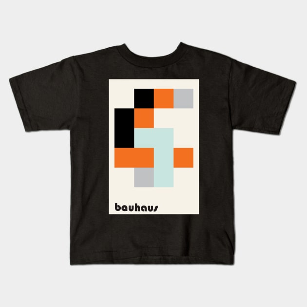 Bauhaus #4 Kids T-Shirt by GoodMoreInc